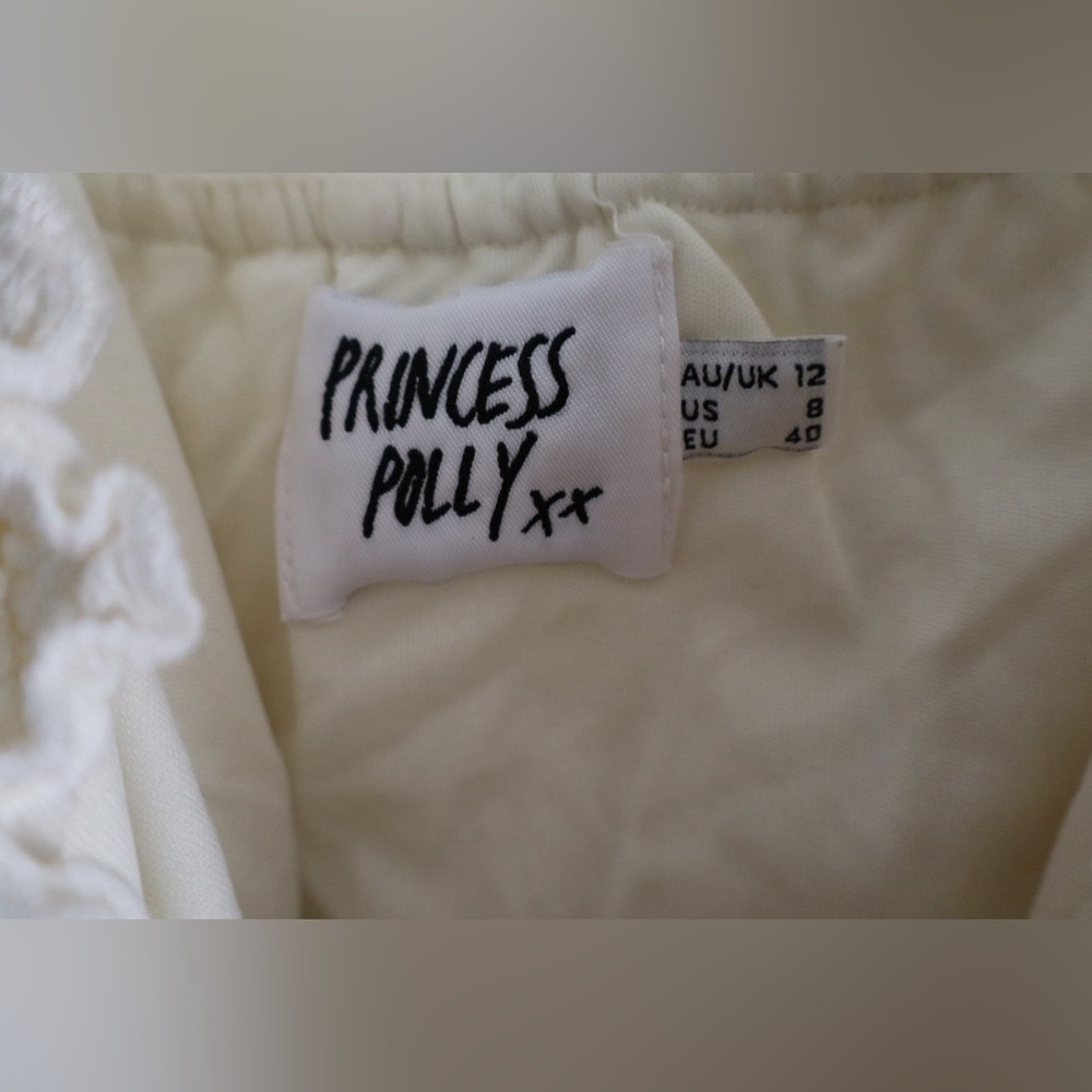Princess Polly Ivory Textured Mini Dress - Picture 5 of 6